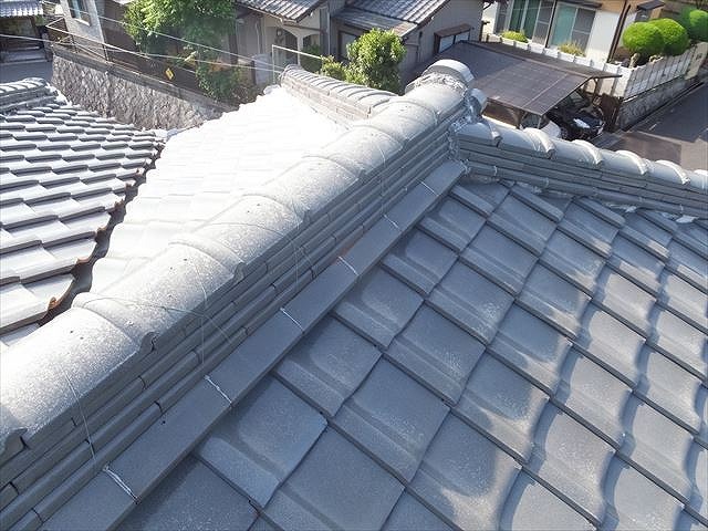 雨漏りの原因となっている棟